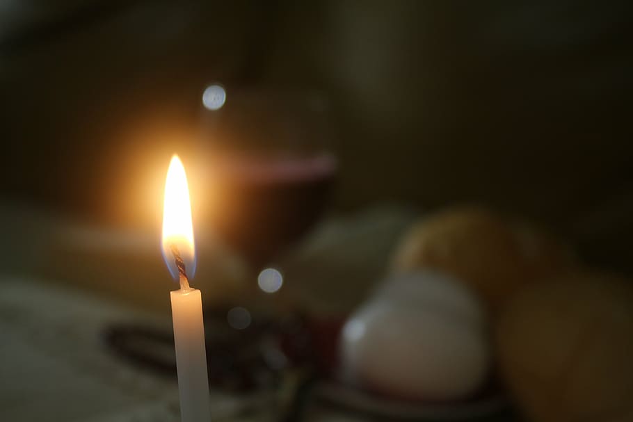 candle, symbols, easter, flame, burning, fire - Natural Phenomenon HD wallpaper