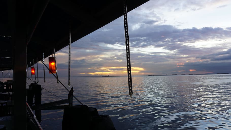 Sunset, Tropical, Restaurant, Manila, evening, dinner, date HD wallpaper