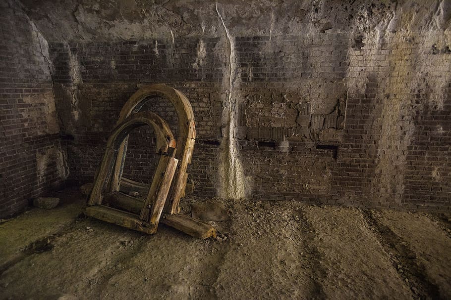 Vintage, Old, Inside, Fort, Fortress, heritage, window, wall HD wallpaper