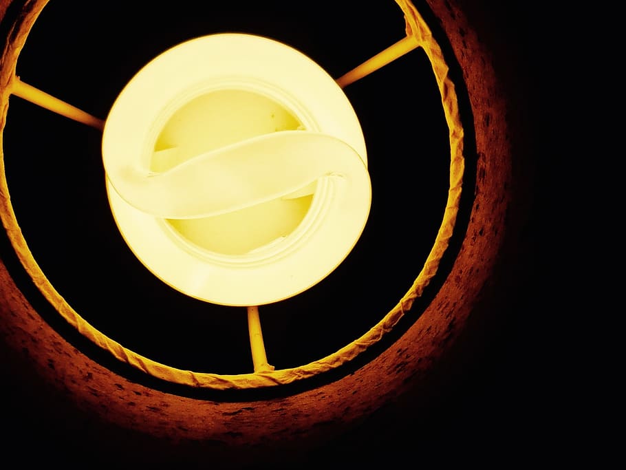 dark, lightbulb, lamp, one, glow, illumination, power, glowing HD wallpaper
