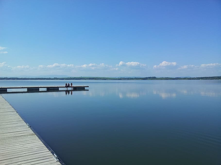 Water, Sky, Lagoon, Holidays, the silence, the background, view HD wallpaper