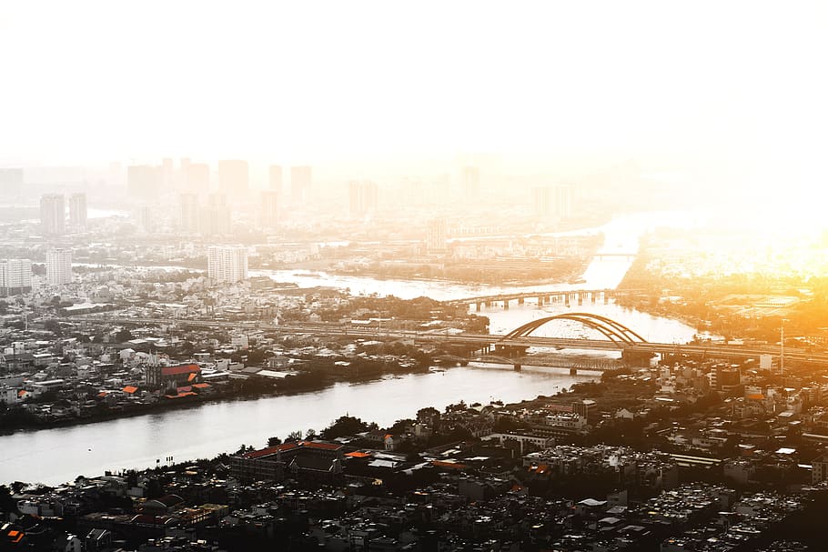 architecture, building, infrastructure, sunset, sky, skyscraper HD wallpaper