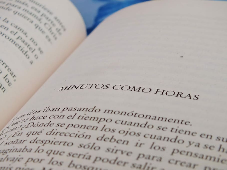 Minutos Como Horas text, Book, Education, Reference, School HD wallpaper