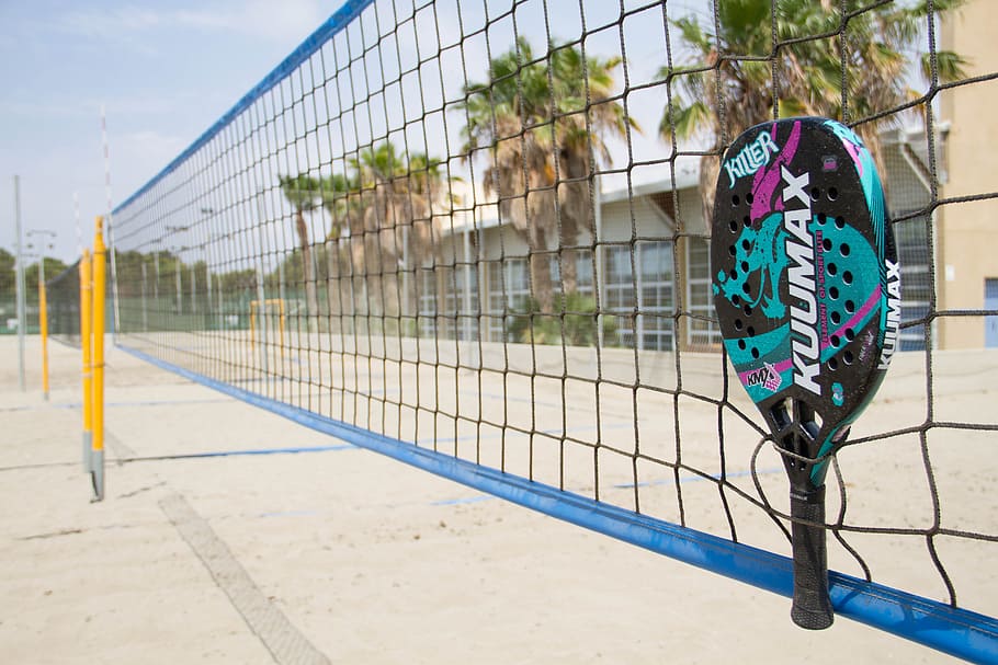 beach tennis, kuumax, fence, barrier, boundary, day, sport, HD wallpaper