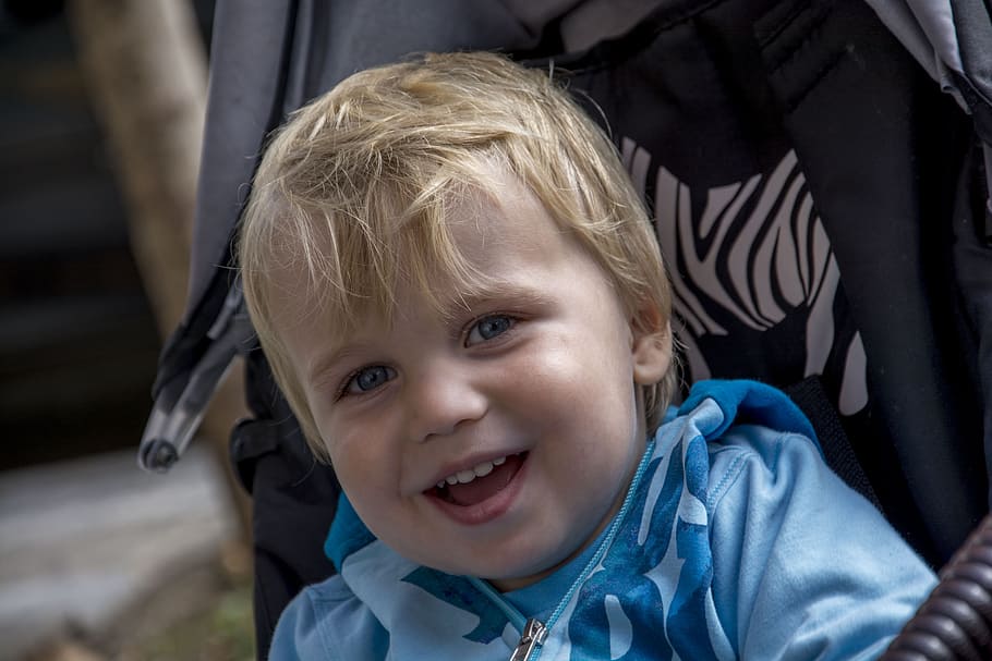 Child, Boy, Smile, Fun, Cute, joy, happy, portrait, blond hair HD wallpaper