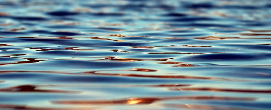 water with waves, lake, mirroring, texture, background, structure HD wallpaper