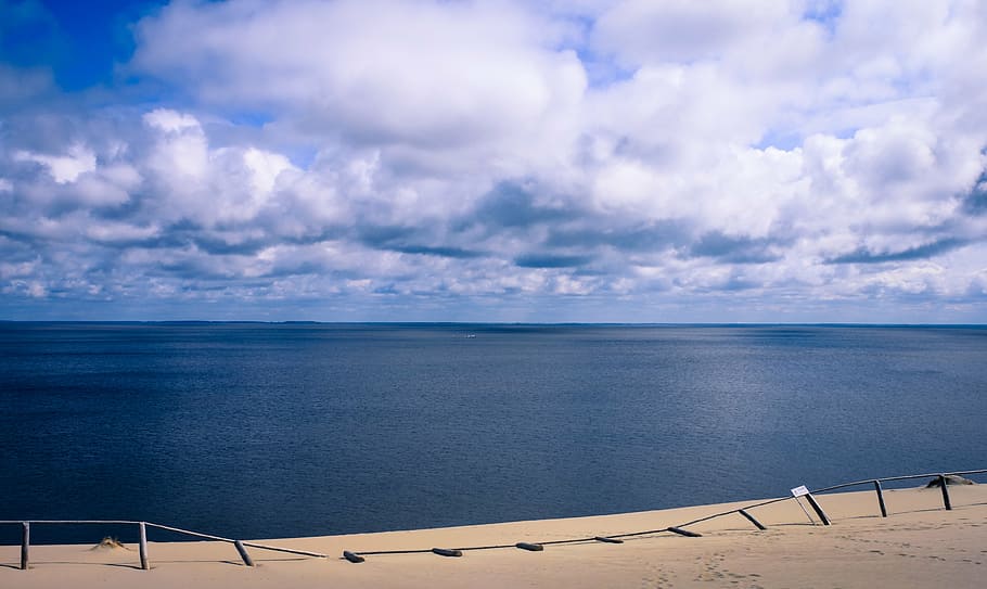 beach, beautiful, clouds, dawn, daylight, horizon, island, landscape HD wallpaper
