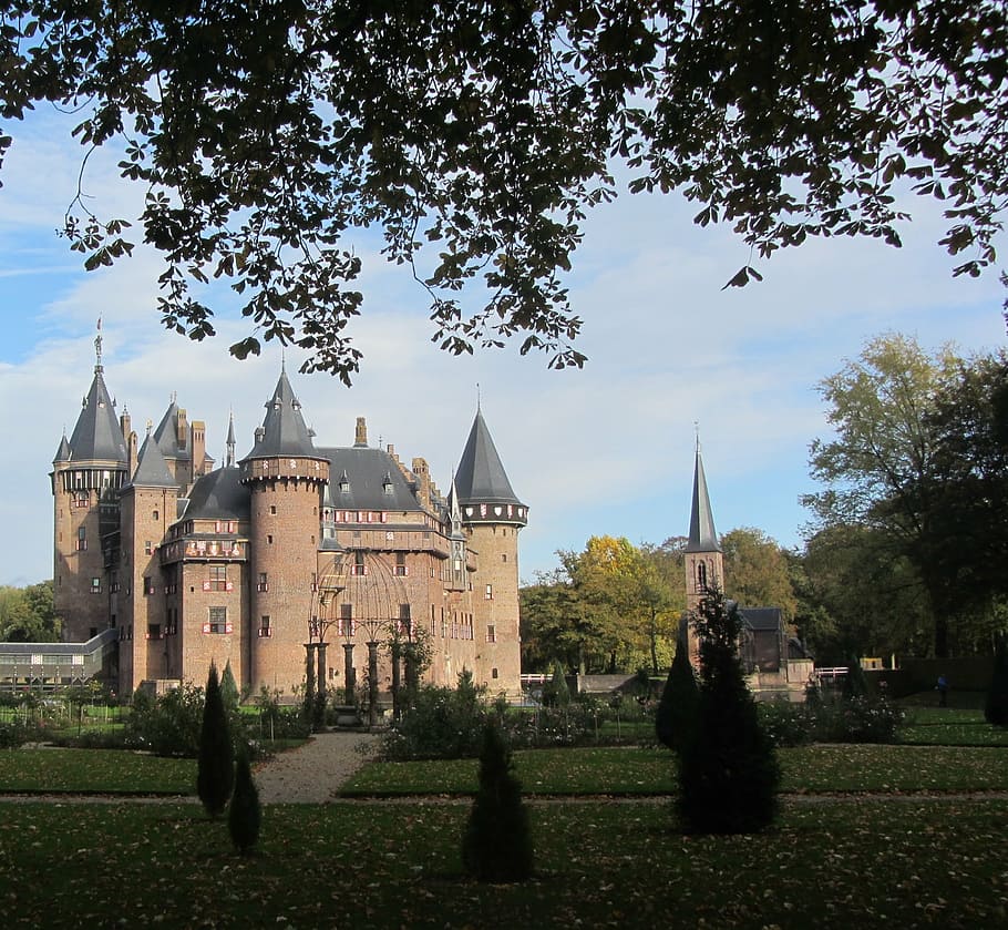 its pillars, castle, lock, tower, fortress, middle ages, architecture HD wallpaper