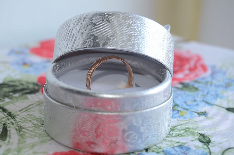 ring, gift, box, wedding, packaging, joy, postcard, beauty HD wallpaper