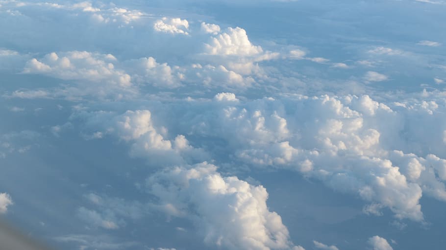 downy, nature, cloudscape, summer, cloudiness, flight, cloud - sky HD wallpaper