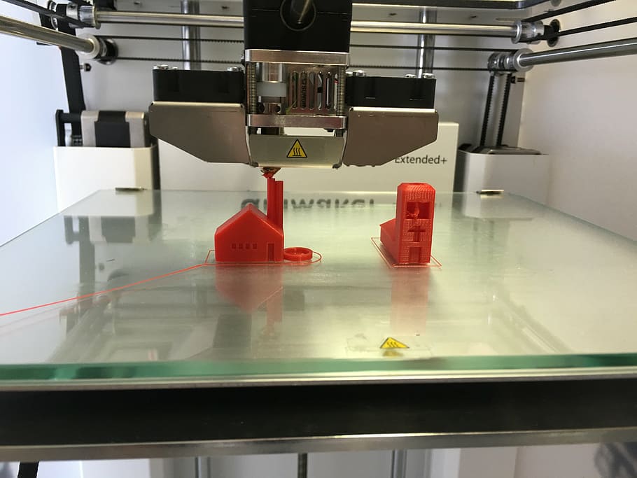 closeup photo of 3D printer, pressure, 3d-printing, machinery