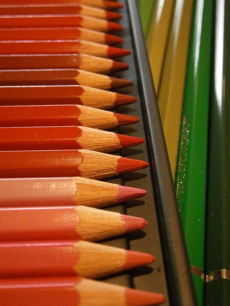 colored pencil, colorful, cool, writing instrument, multi colored HD wallpaper