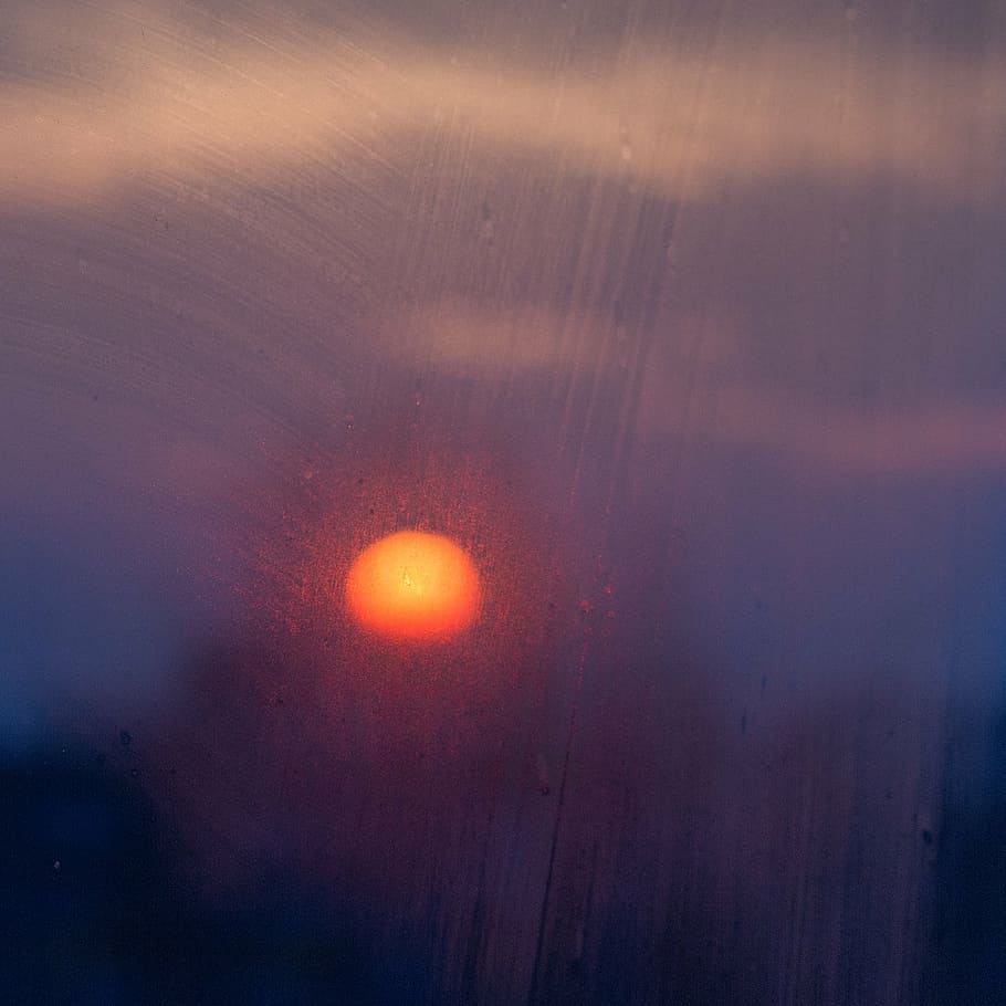 person taking photo of sunset, moon, dark, night, sky, atmosphere HD wallpaper