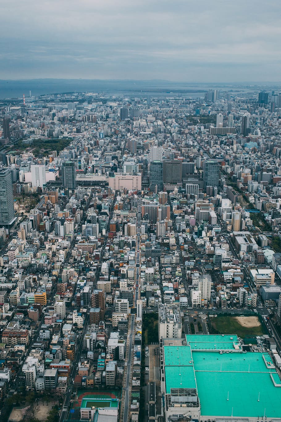 aerial view of city, architecture, buildings, infrastructure HD wallpaper
