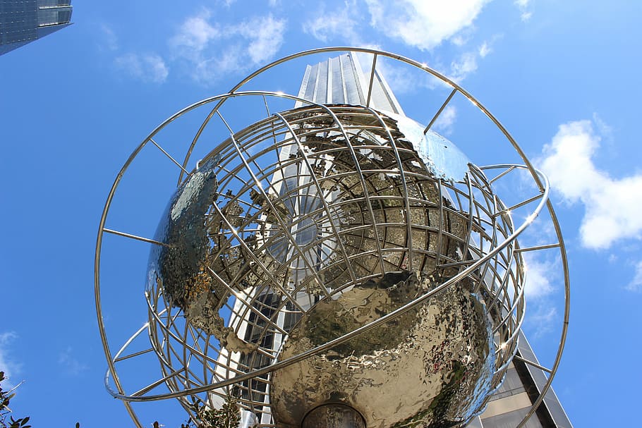 City, Sky, Blue, Blue, Cloud, newyork, city ​​sky, blåhimmel HD wallpaper