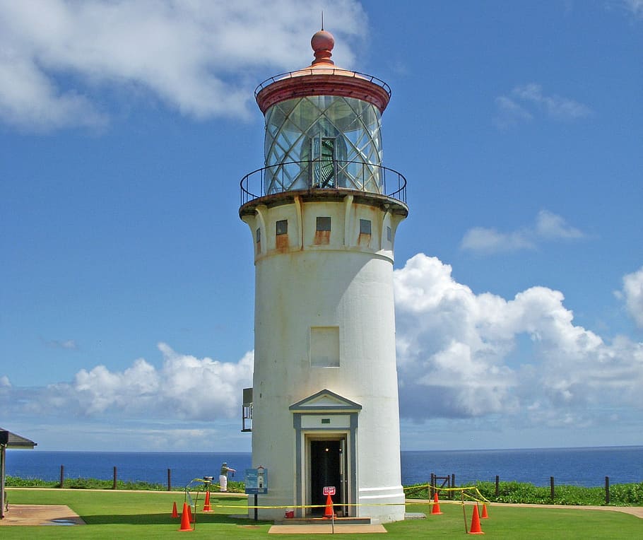 Lighthouse, Ocean, Sea, Coast, warning, navigation, beacon HD wallpaper