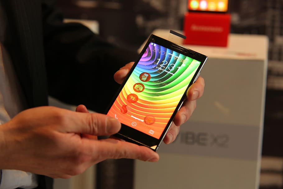 person showing black smartphone, lenovo, vibe, vibe x2, mobile HD wallpaper