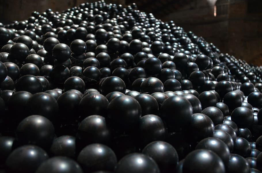 art, balls, beads, biennale, about, black, form, stack, installation, HD wallpaper