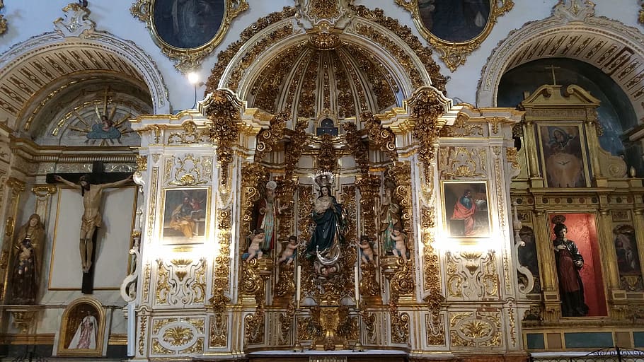 Iglesia De San Gil Y Santa Ana, Church, granada, saint anna, saint giles, HD wallpaper