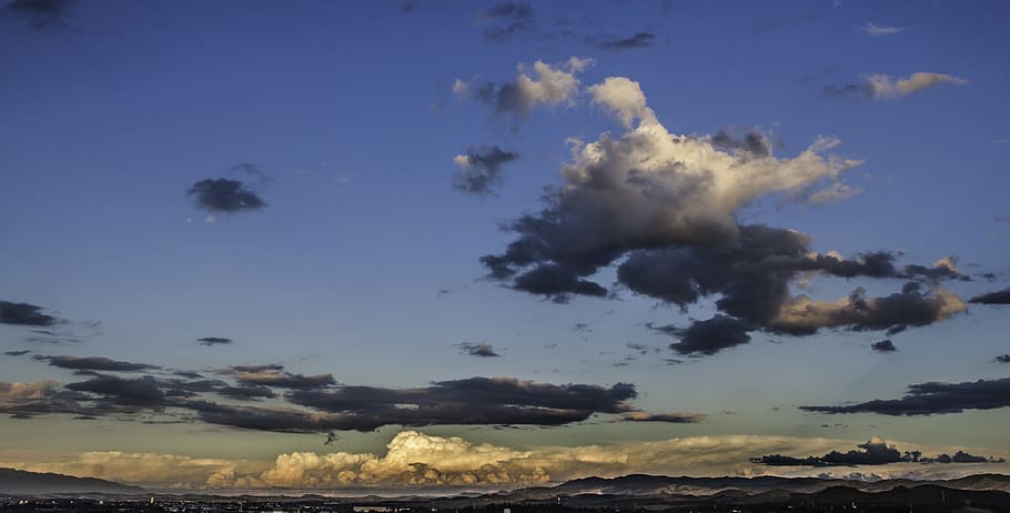 clouds, sunset, landscape, horizon, sky, peace, nature, cloud - Sky HD wallpaper