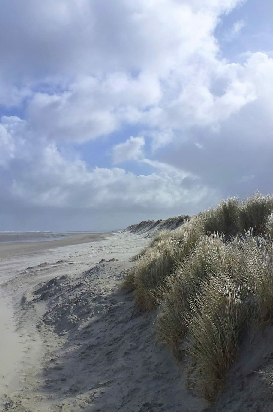 Sea, Beach, Clouds, Horizon, sky, holiday, coastline, outdoor HD wallpaper