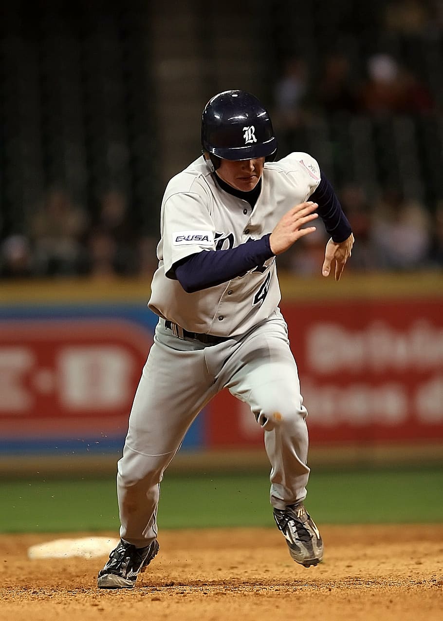 baseball, baseball player, runner, athlete, game, competition HD wallpaper