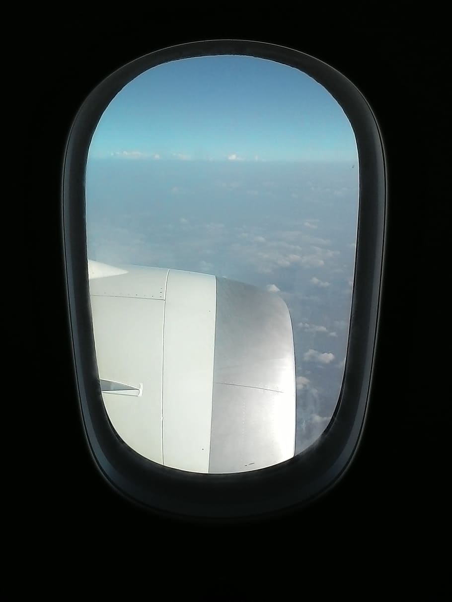 airplane, window, flight, flying, air vehicle, mode of transportation HD wallpaper
