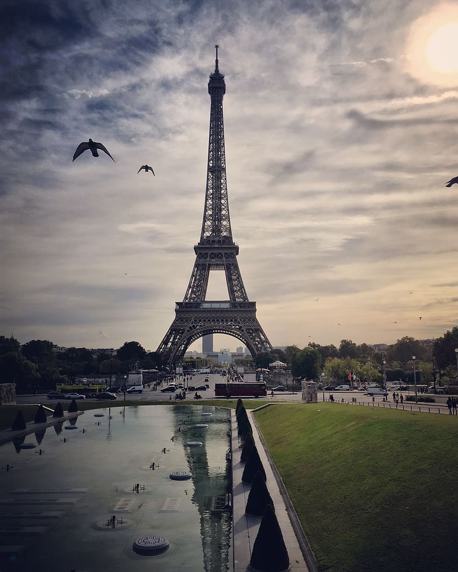 eiffel tower, paris, capital, built structure, architecture HD wallpaper