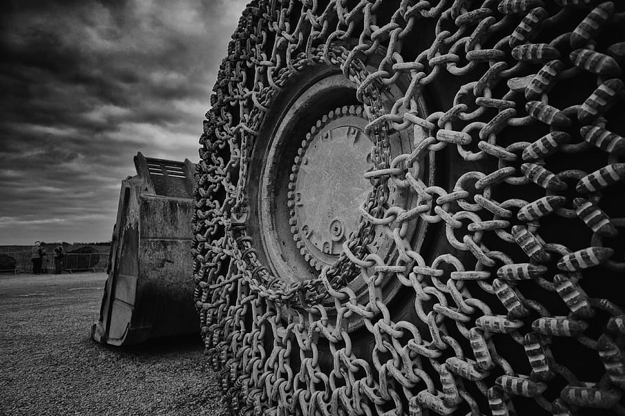 tractor, tires, wheel, string, black, grey, agriculture, fields HD wallpaper