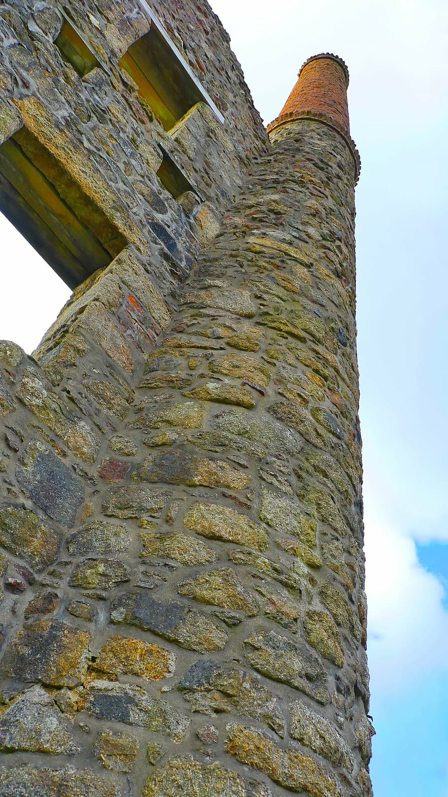 mine, chimney, building, industry, factory, mining, tower, uk HD wallpaper