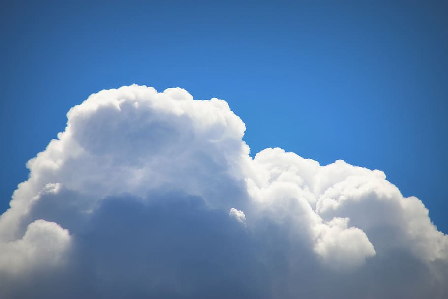 cloud, sky, sun, blue, clouds form, white, cumulus clouds, dark clouds HD wallpaper