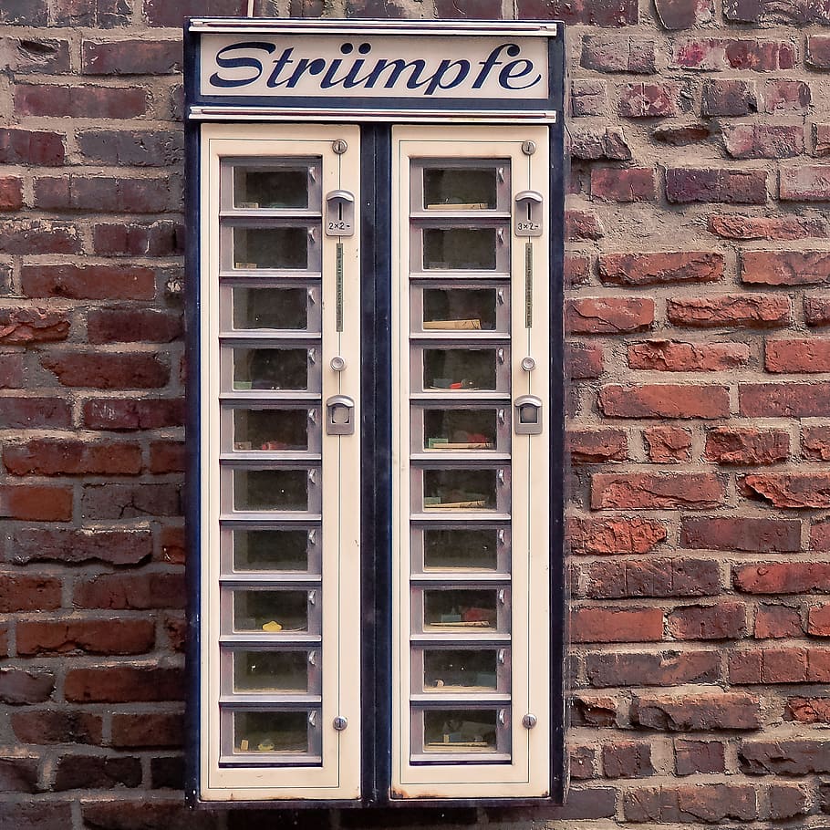 Automatic, Vintage, Old, Box, Retro, wall, urban, city, brick HD wallpaper