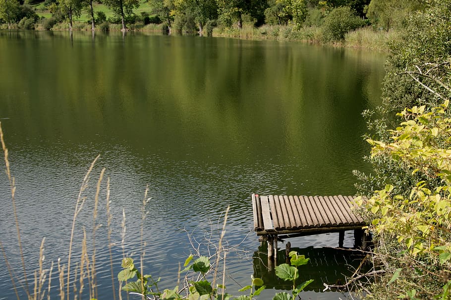 sea fields maar, water, web, eifel, rest, guests can enjoy HD wallpaper