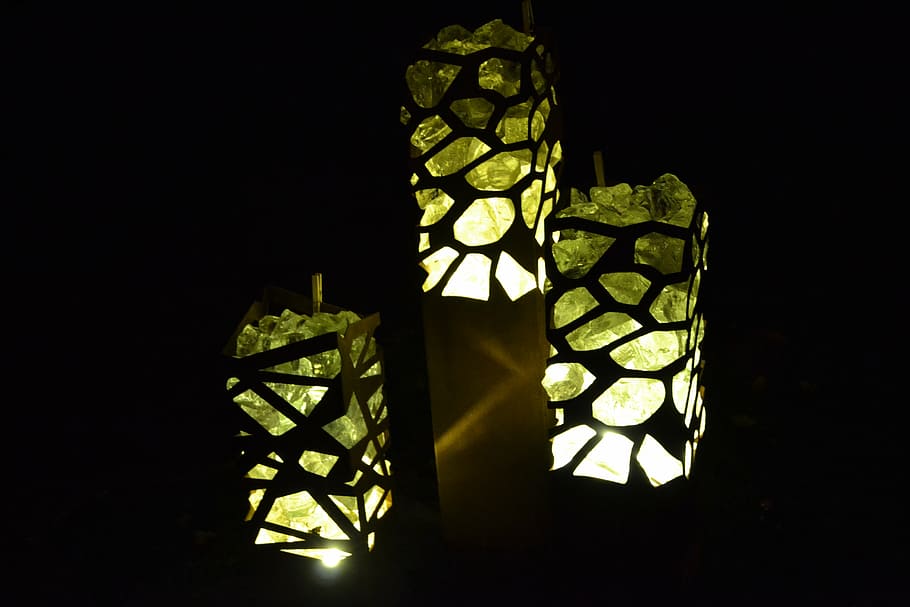 lamp, light, lighting, darkness, evening, mood, lantern, decoration HD wallpaper