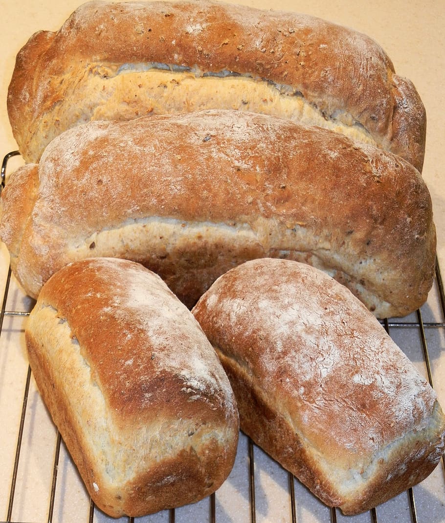 bread, multi grain, corn, rye, flax, oats, food, freshness HD wallpaper