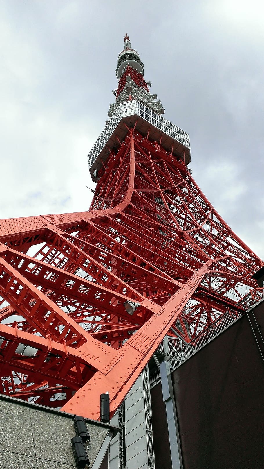 tokyo, the beach tower, red, built structure, architecture HD wallpaper