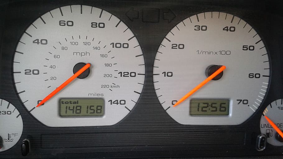 speedometer, instrument cluster, mileage, instrument of measurement HD wallpaper