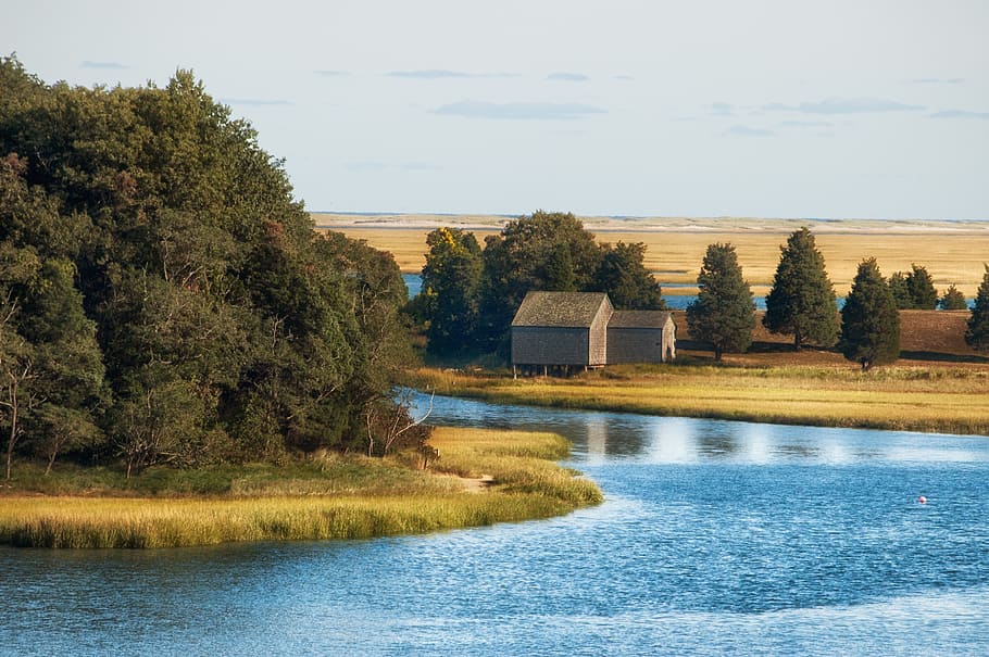 cape cod, shore, ocean, coastline, beach, landscape, massachusetts HD wallpaper