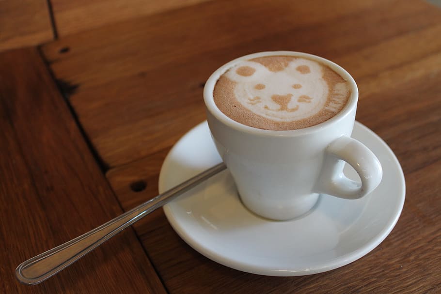 coffee, drink, cup, design, cappuccino, restaurant, caffeine HD wallpaper