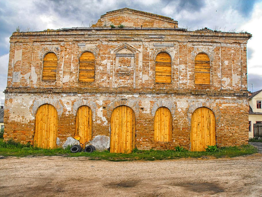 Stolin, Belarus, Synagogue, Building, jewish, faith, religion HD wallpaper