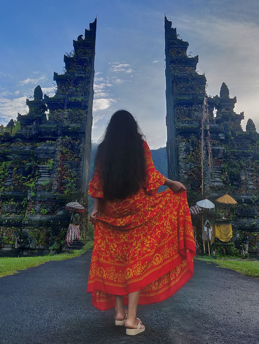 handara gate, bali, north bali, indonesia, instagram, tourism, HD wallpaper