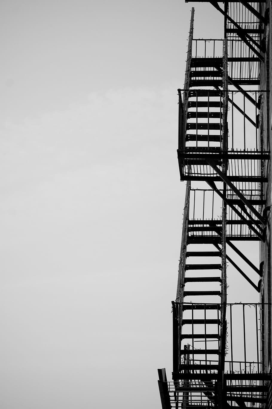 sky, steel, building, architecture, built structure, low angle view HD wallpaper