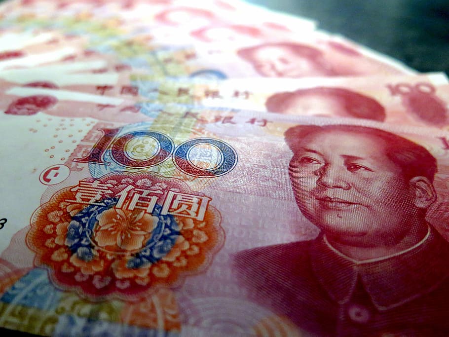 100 banknote closeup photography, money, rmb, renbinbi, yuan