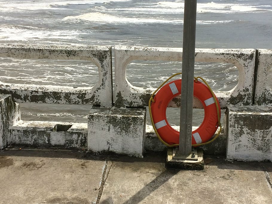 mar, cottage, beira mar, buoy, sea, life Belt, nautical Vessel HD wallpaper