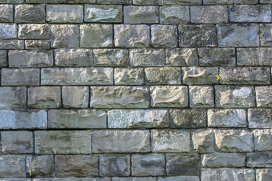 Stone Wall, Texture, background, brick wall, square, home, pattern HD wallpaper