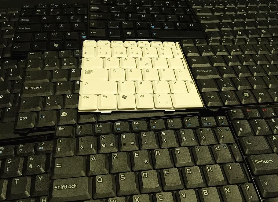 keyboards, languages, keys, computer, technology, computer keyboard HD wallpaper