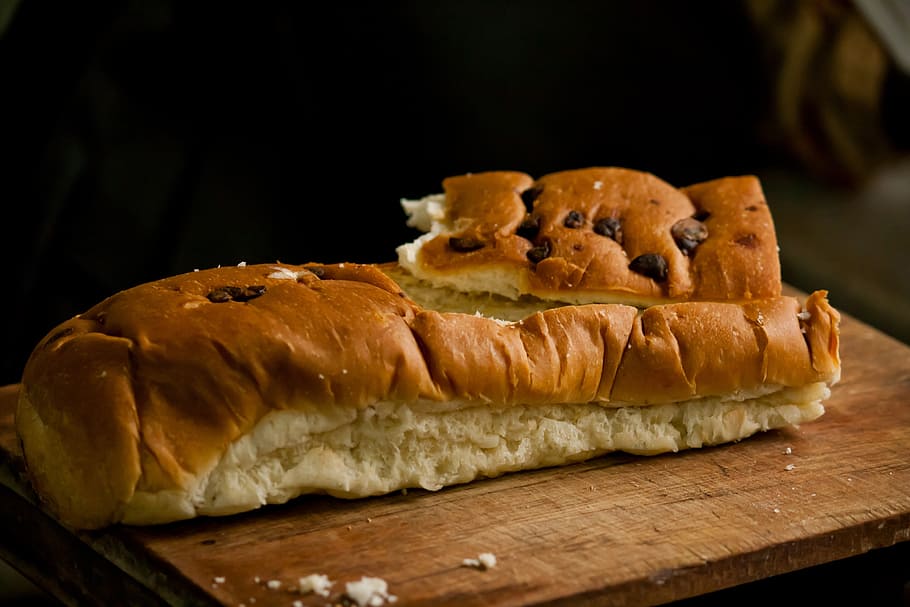 bread, loaf, cut, bakery, food, brown, food and drink, freshness HD wallpaper