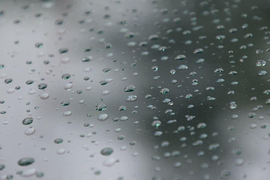 drops, rain, matt, pane, autumn, water, wet, full frame, glass - material HD wallpaper