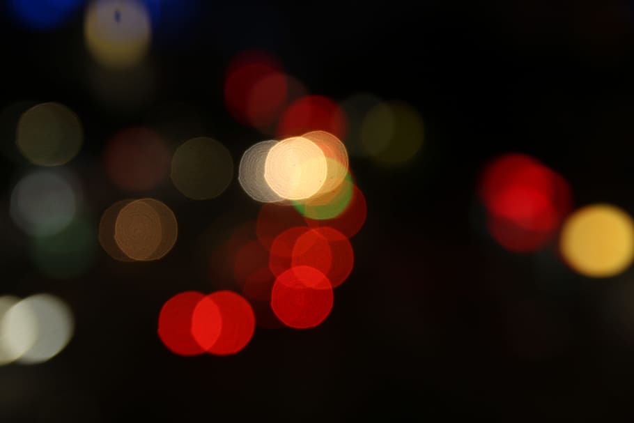 spot, dream, small fresh, background, night, defocused, illuminated HD wallpaper