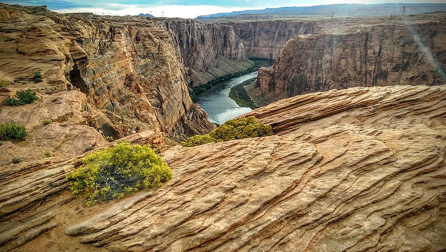 brown canyon, colorado river, marble canyon, arizona, page, lamdscape, HD wallpaper